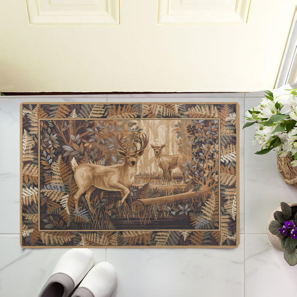 Hunting Outdoor Rug - Jacht op herten Royal Vintage Flanel