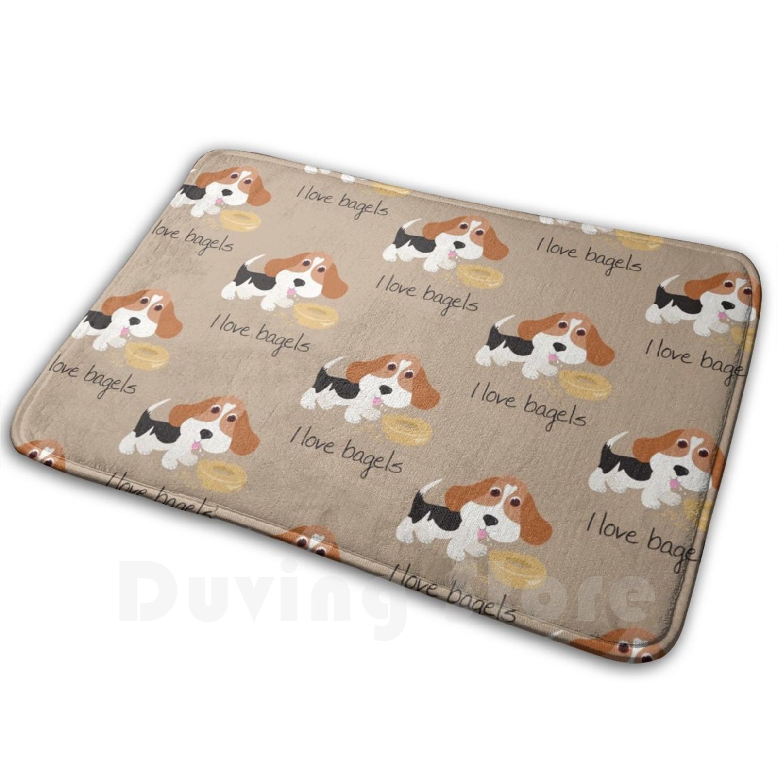 Hunting Outdoor Rug - Ik hou van bagels? Bonnieportraits.com Mat