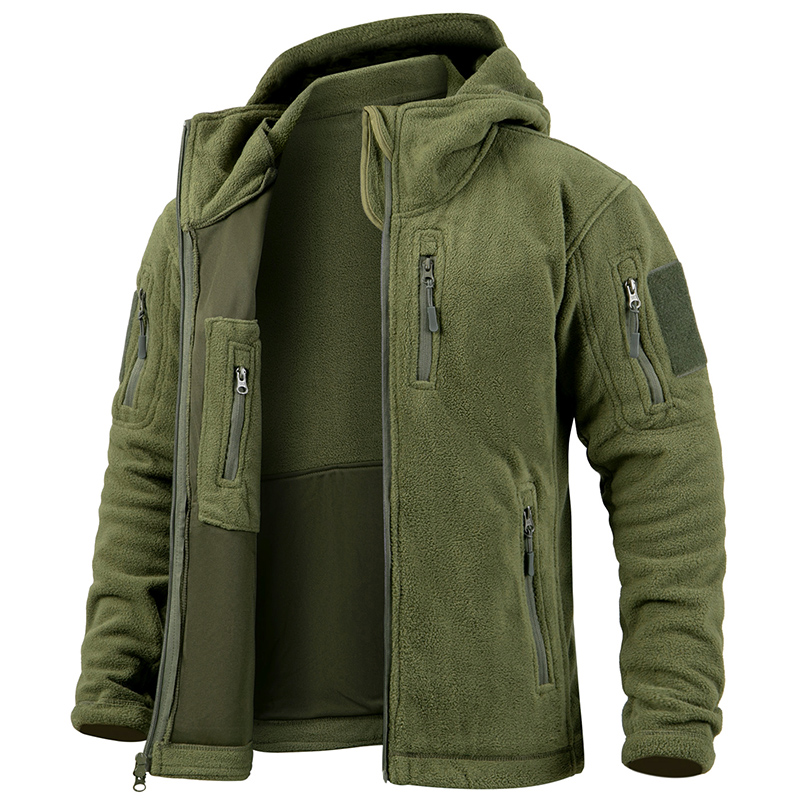 Outdoor Hunting Hoodie - Tactisch fleecejack voor heren, winterwarm, militaire
