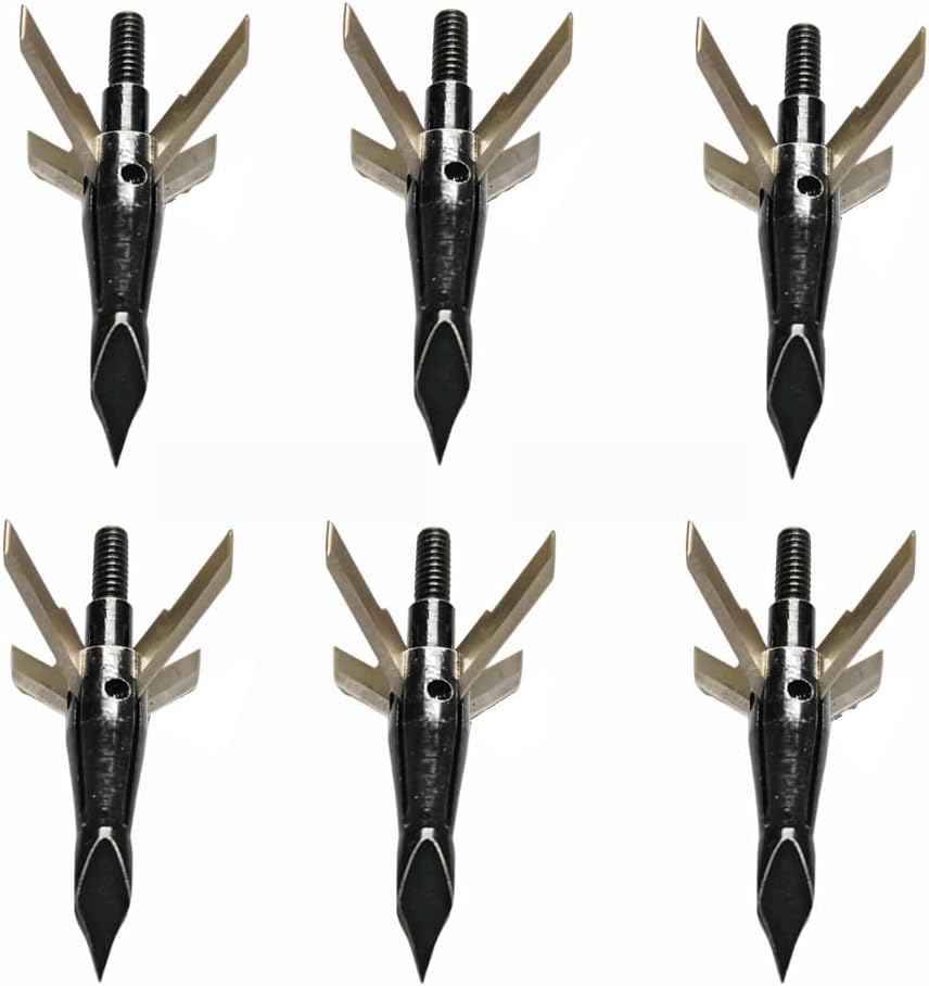 Crossbow Bolt Broadhead - 6PK Jacht Hybride Broadhead 125 Grain