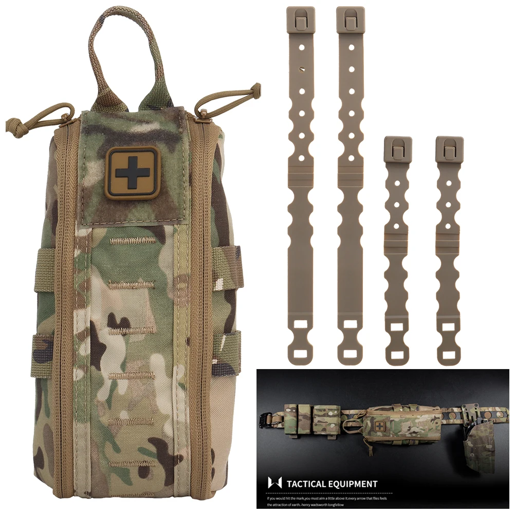 Field Dressing Kit - Camping EHBO-Kit Molle Heupgordel Tas Jacht