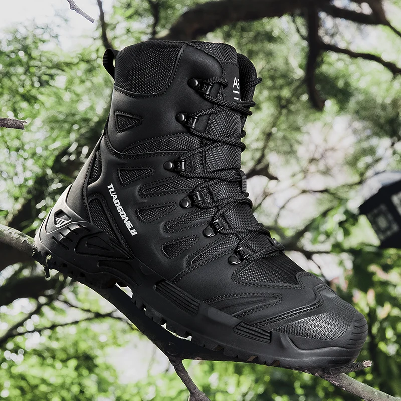 Outdoor Hunting Boots For Men - Heren Outdoor Wandelen Tactische Laarzen Enkel