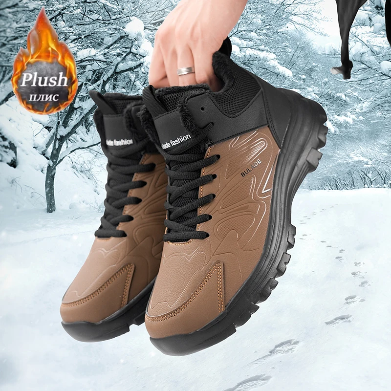 Outdoor Hunting Boots For Men - ELUVA Heren Snowboots Waterdicht geïsoleerde winterlaarzen