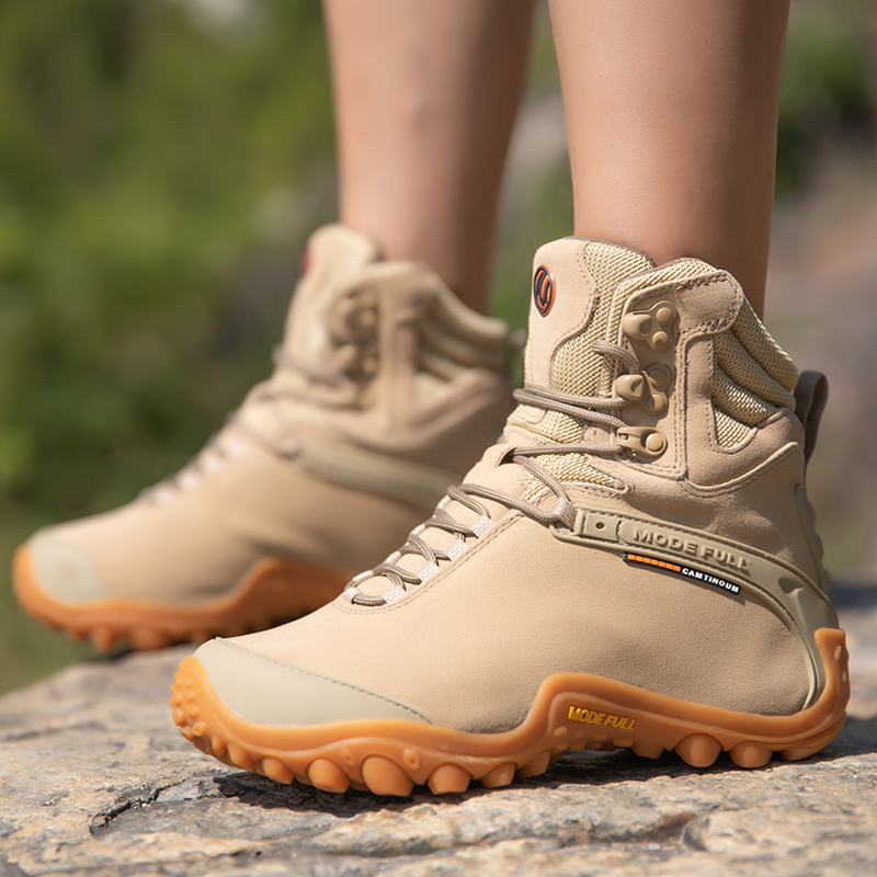 Outdoor Hunting Boots For Men - Koe Lederen Heren Winter Wandelschoenen Voor