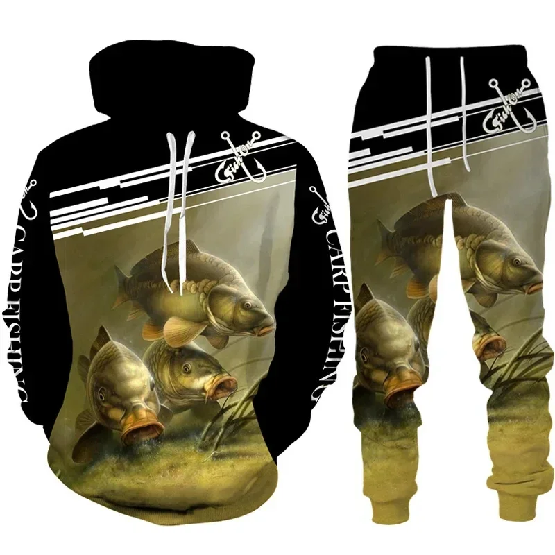 Cool karpervissen 3D-geprinte  - Outdoor Hunting Hoodie recensie en prijs