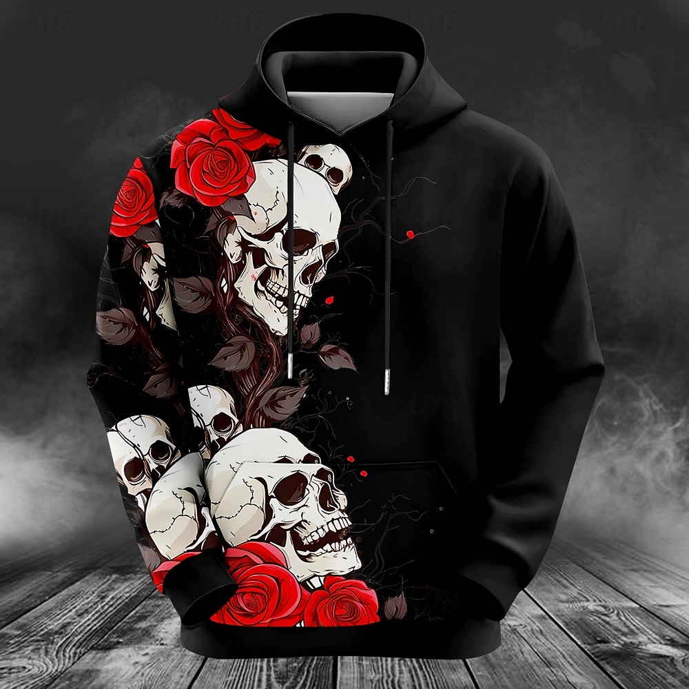 Heren hoodie met hertenprint,  - Outdoor Hunting Hoodie recensie en prijs