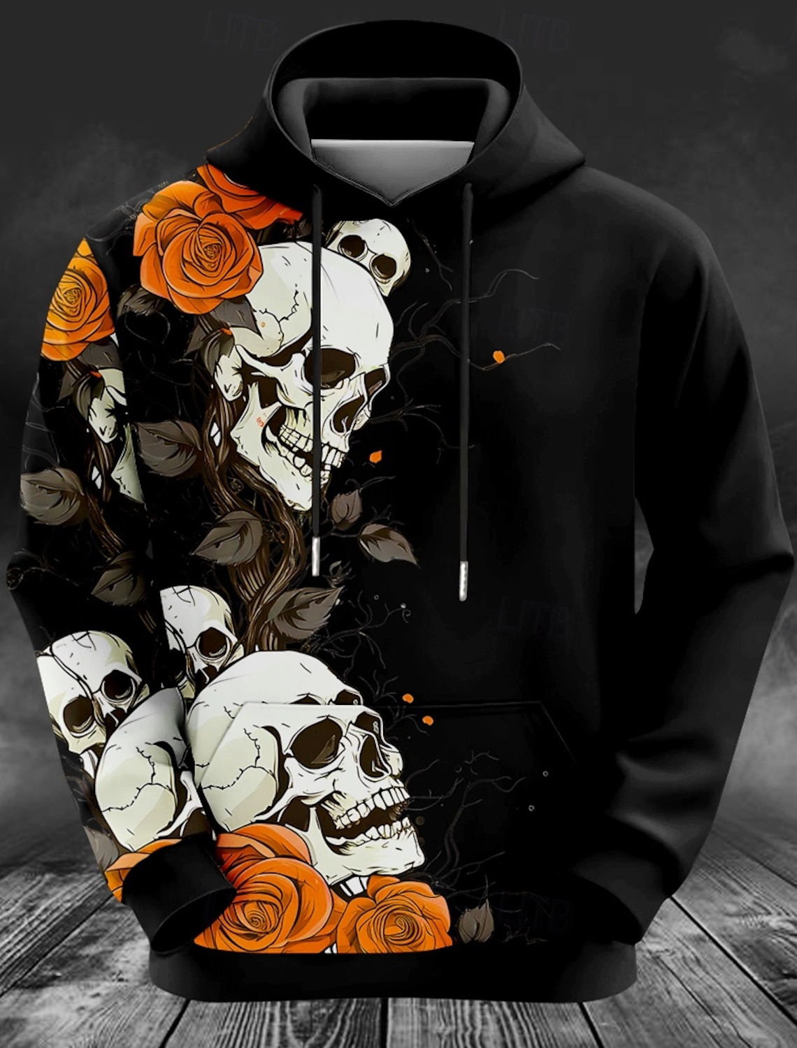 Heren hoodie met hertenprint,  - Outdoor Hunting Hoodie recensie en prijs