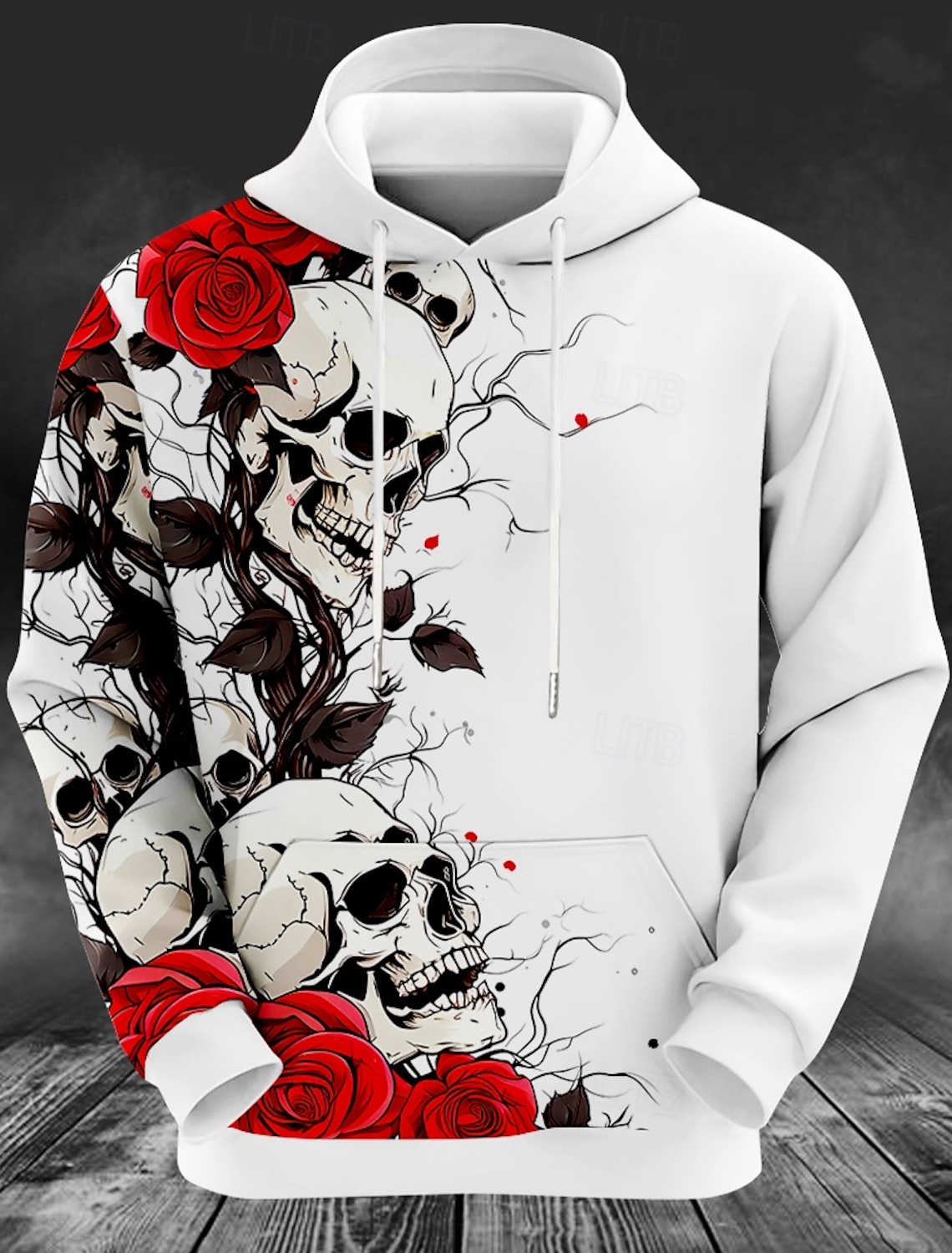 Heren hoodie met hertenprint,  - Outdoor Hunting Hoodie recensie en prijs
