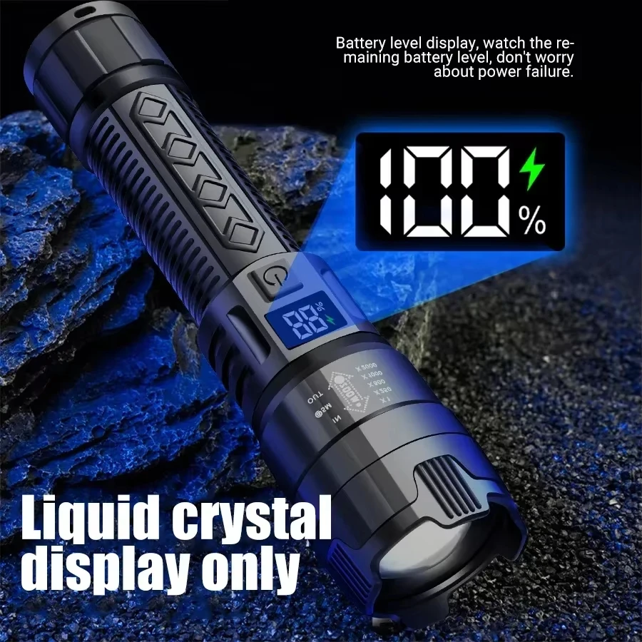 Tactische LED-zaklamp 2000LM U - Tactical Flashlight Rechargeable recensie en prijs