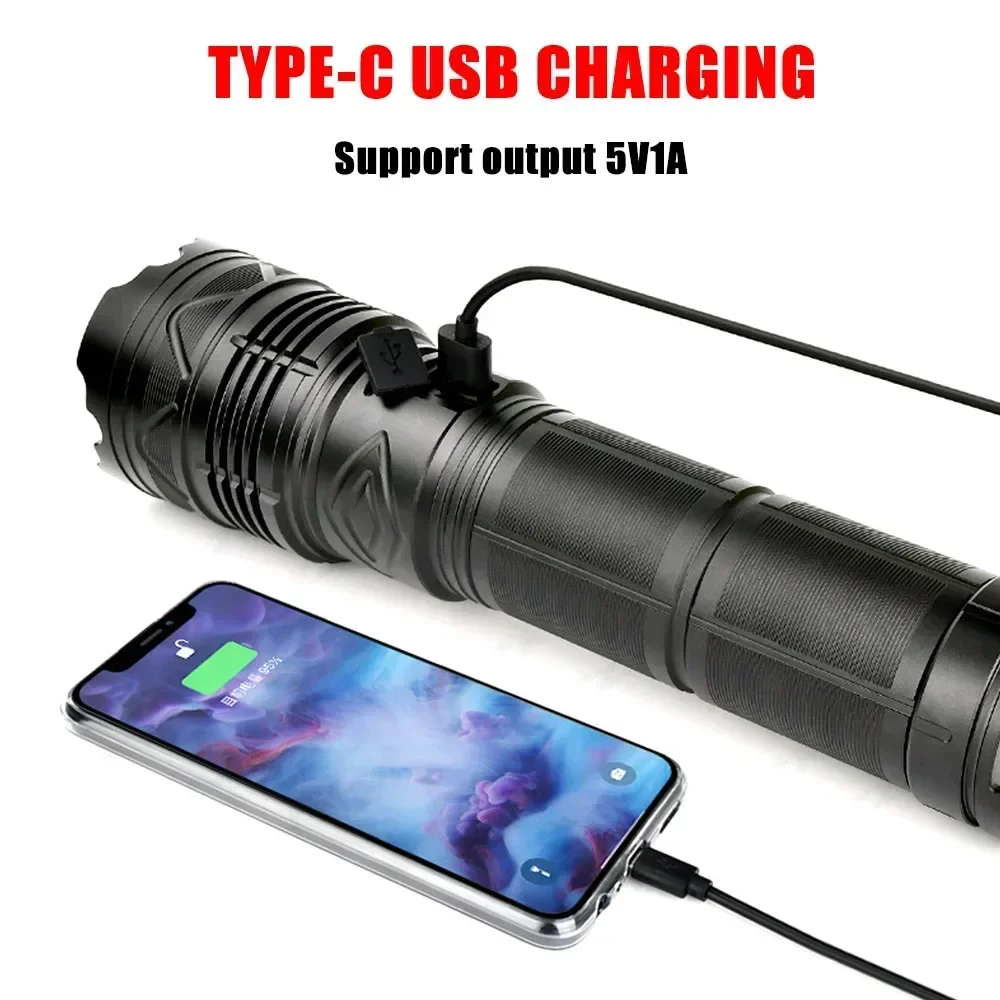 99000000LM Super Heldere LED-z - Tactical Flashlight Rechargeable recensie en prijs