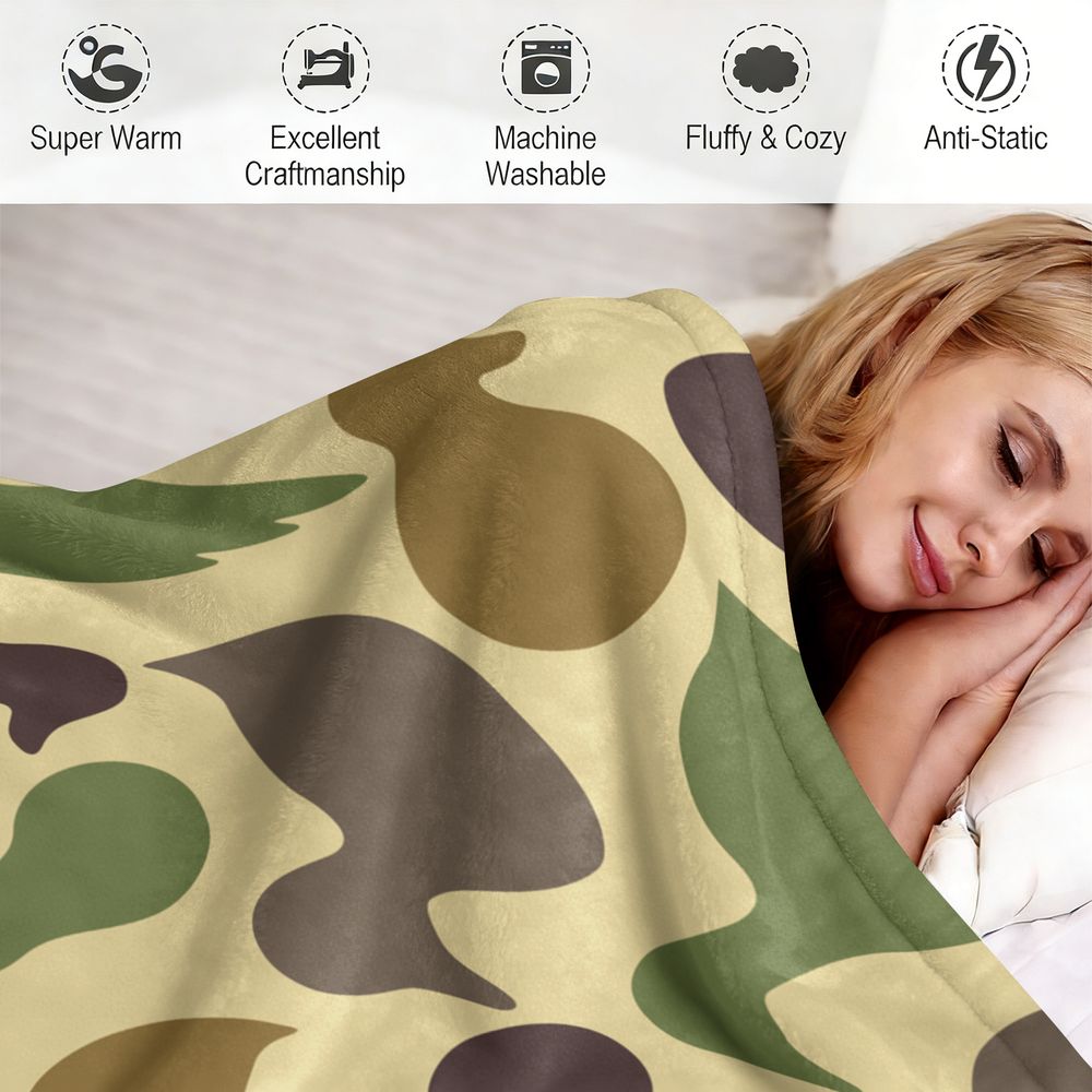 Eendpatroon flanellen deken Za - Hunting Outdoor Rug recensie en prijs