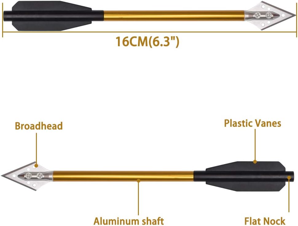 Aluminium kruisboogbouten pijl - Crossbow Bolt Broadhead recensie en prijs