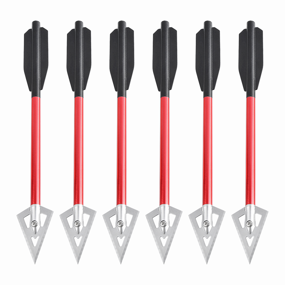 6/12 Stuks Korte Pijl Aluminiu - Crossbow Bolt Broadhead recensie en prijs