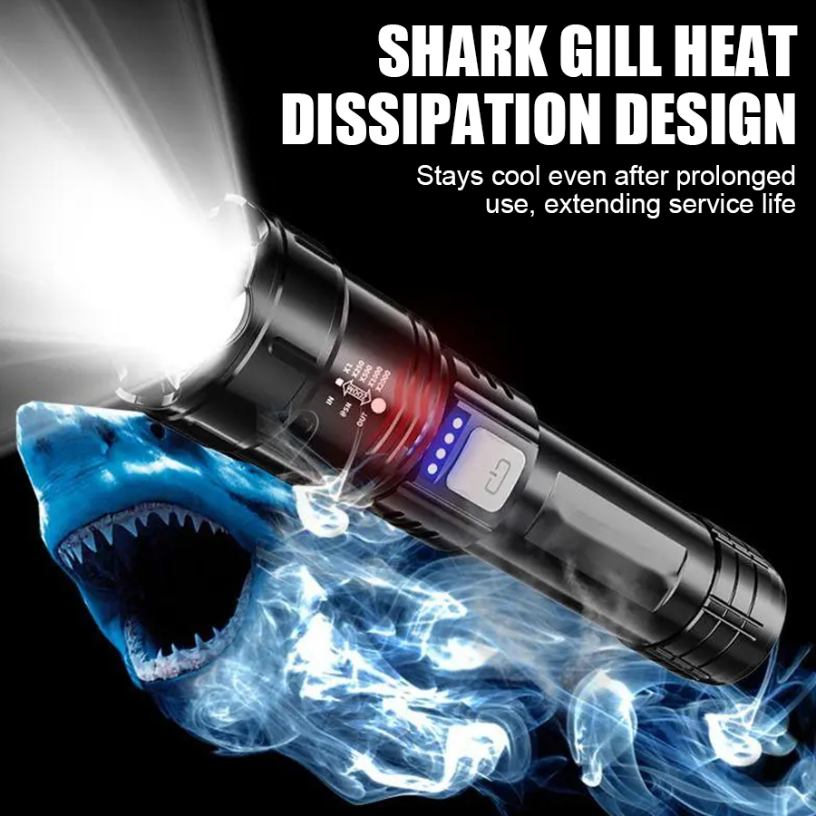 High Power P50 LED-zaklamp USB - Tactical Flashlight Rechargeable recensie en prijs
