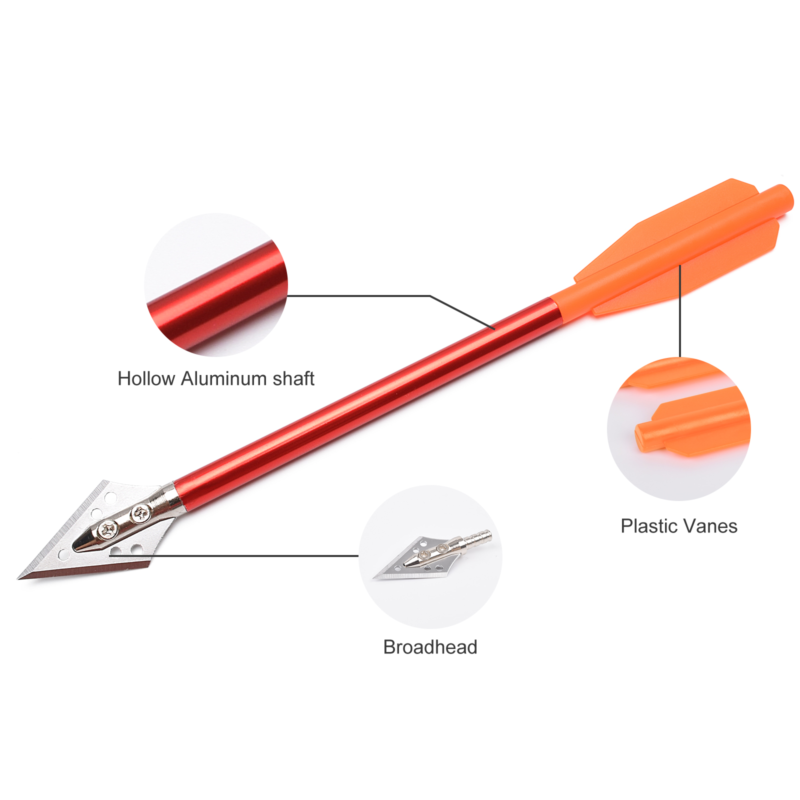 3 stuks 6,5 inch aluminium kru - Is Hunting Outdoor Recreation recensie en prijs