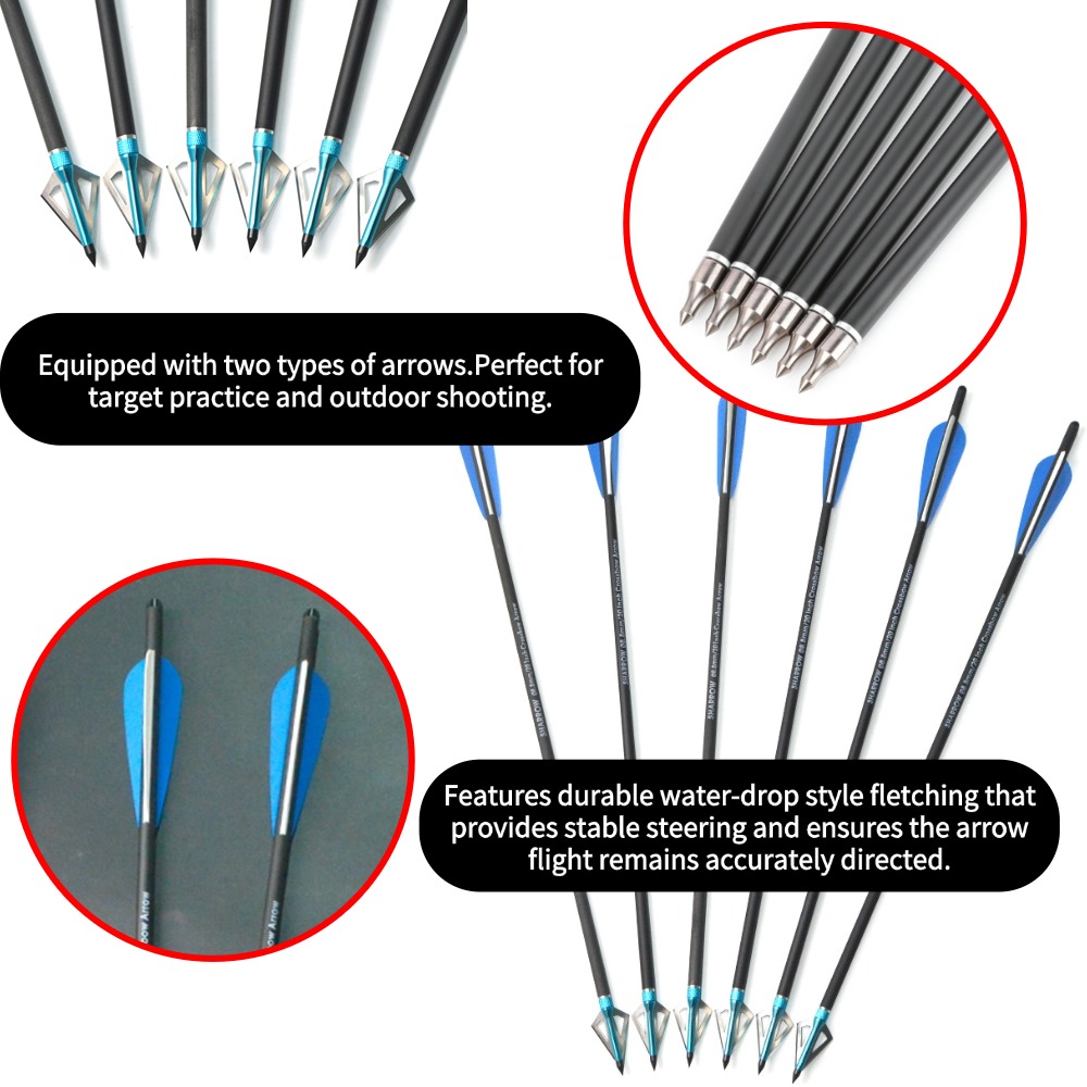 6/12 Stuks 16/17/18/20/21/22 I - Crossbow Bolt Broadhead recensie en prijs