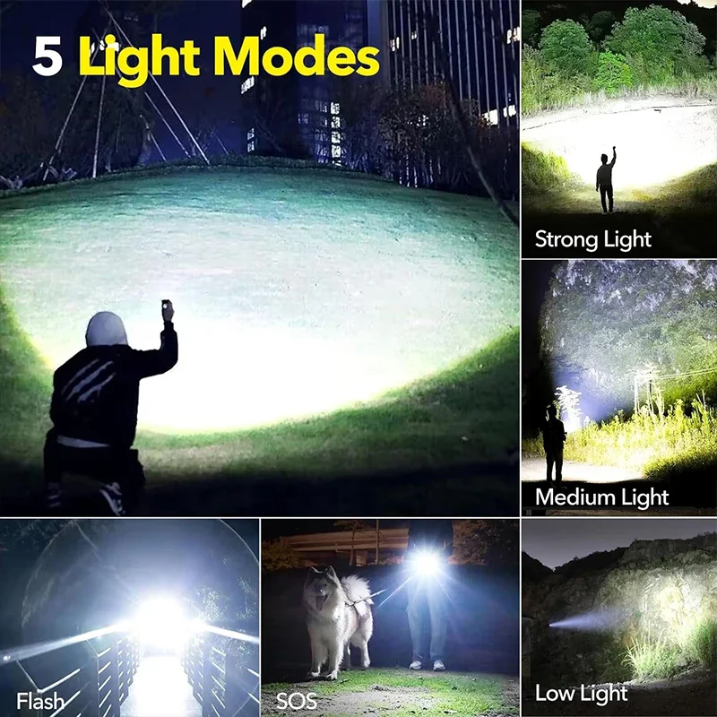 Krachtige LED-zaklamp Oplaadba - Tactical Flashlight Rechargeable recensie en prijs