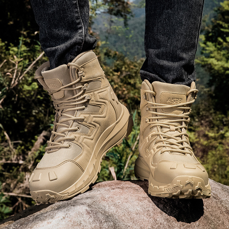 Hoge enkellaarzen voor buiten, - Hunting Outdoor Rug recensie en prijs