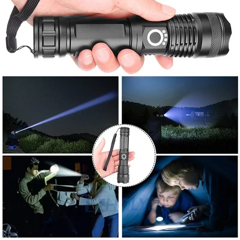 High Power XHP70 Led-zaklamp U - Tactical Flashlight Rechargeable recensie en prijs