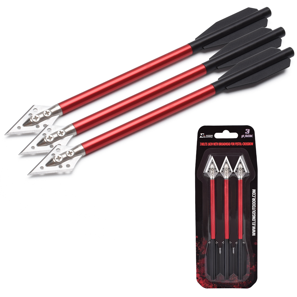 3PCS Aluminium Kruisboog Boute - Crossbow Bolt Broadhead recensie en prijs